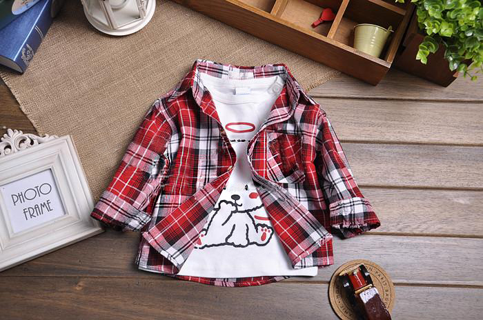 Рубашка Красная клетка