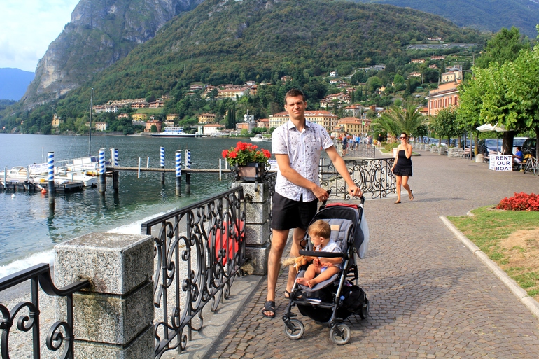 Летний европейский трип 2013 с годовасиком. Часть 7. Менаджио и озеро Лугано