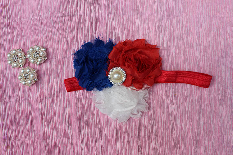 Повязки с цветами и стразами swarowski ручной работы