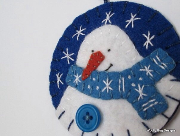 Новогодние игрушки из фетра и не только