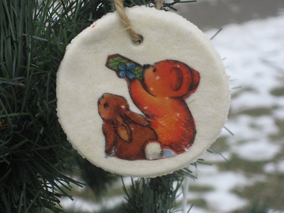 Игрушки из соленого теста.