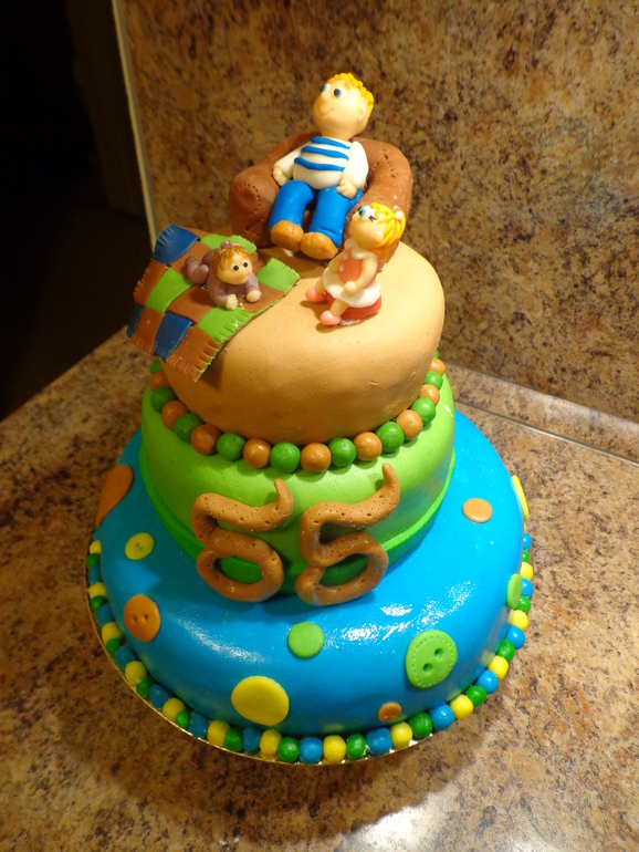 Дорогому свекру, мой второй тортик