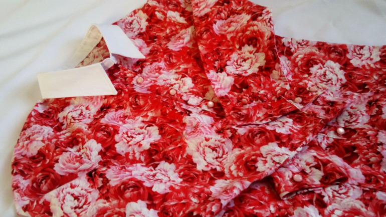 Рубашка "Пионы и Розы".