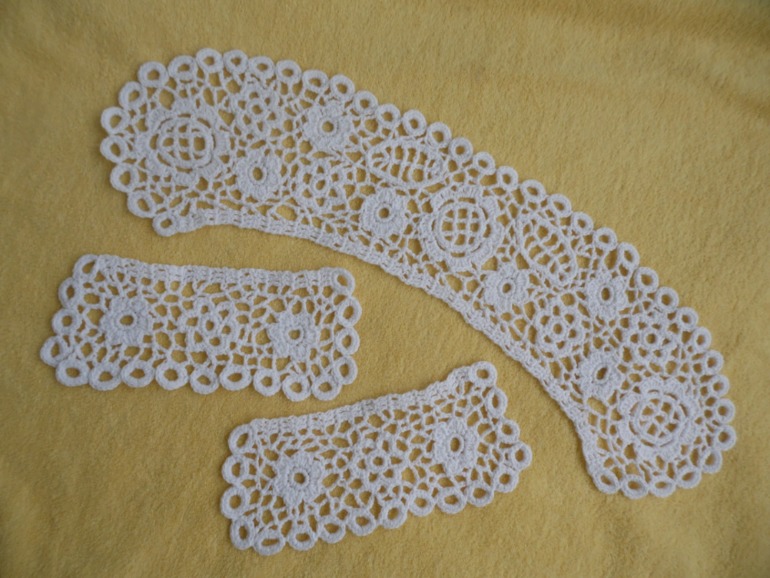 Воротничек для первоклассницы Ксюши