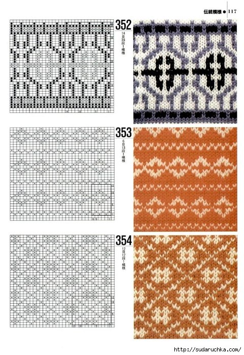 Еще схемы для спиц