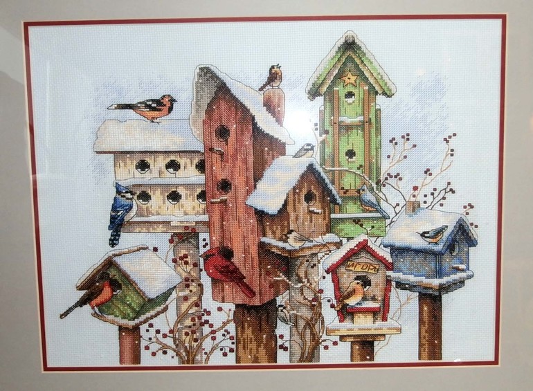 Зимние домишки