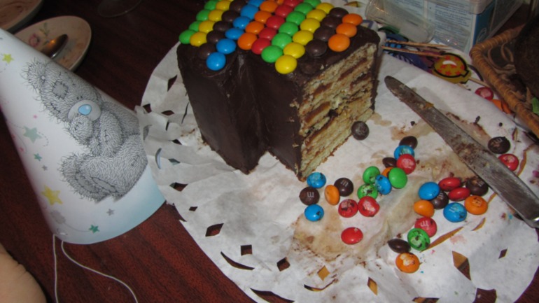 Первый торт!