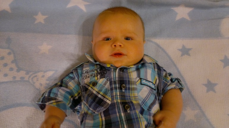 Домашняя фотосессия за 3 дня до 5 мес)))) Сыночек Арсюничка!