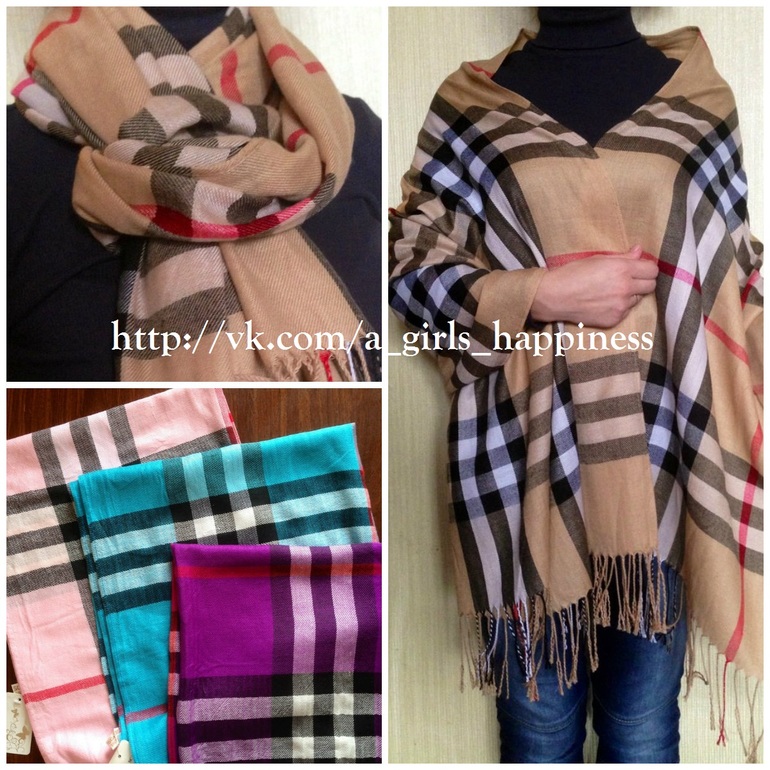 Шарфы, платки, палантины - копии Burberry, LV, Chanel и др В НАЛИЧИИ и на заказ