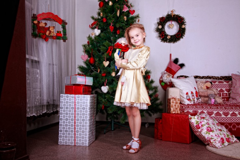 Новогодние съемки в интерьерной студии. г Дмитров