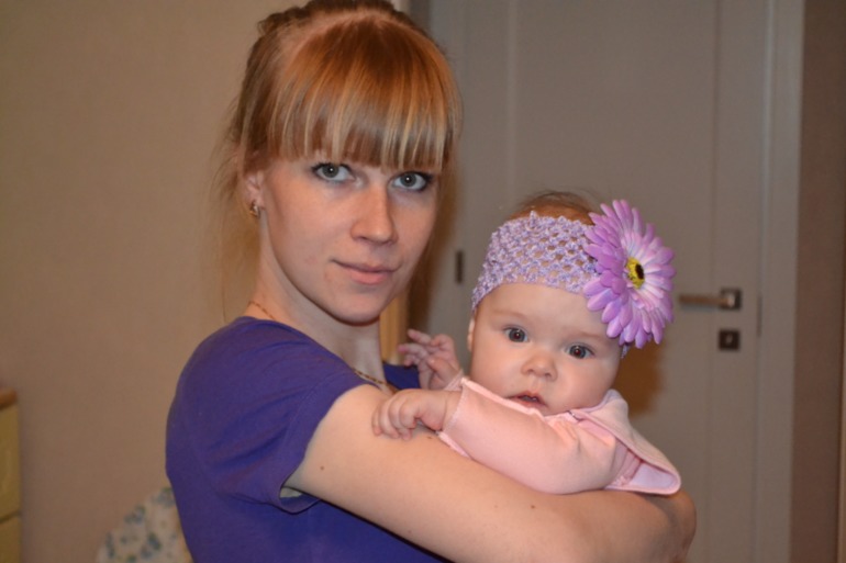 первый день зимы - первый зуб - 4,5 месяца)