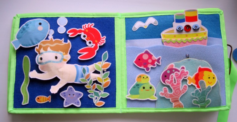 Книжка из фетра