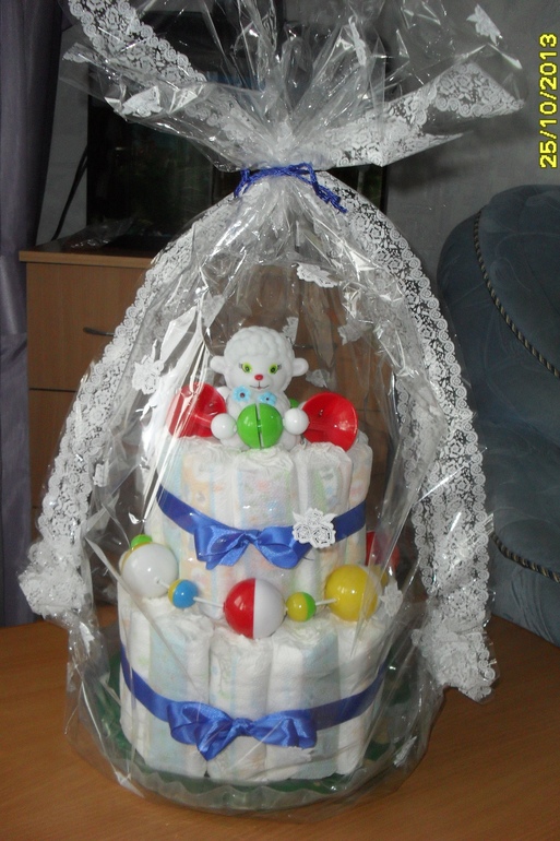 Памперсный тортик