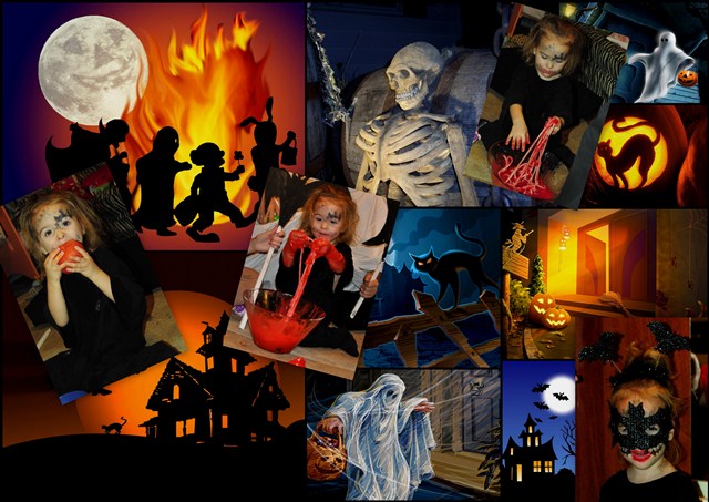 Хэллоуин или как мы пугали соседей)))