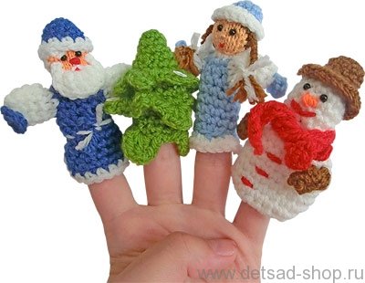 Новогодний пальчиковый театр