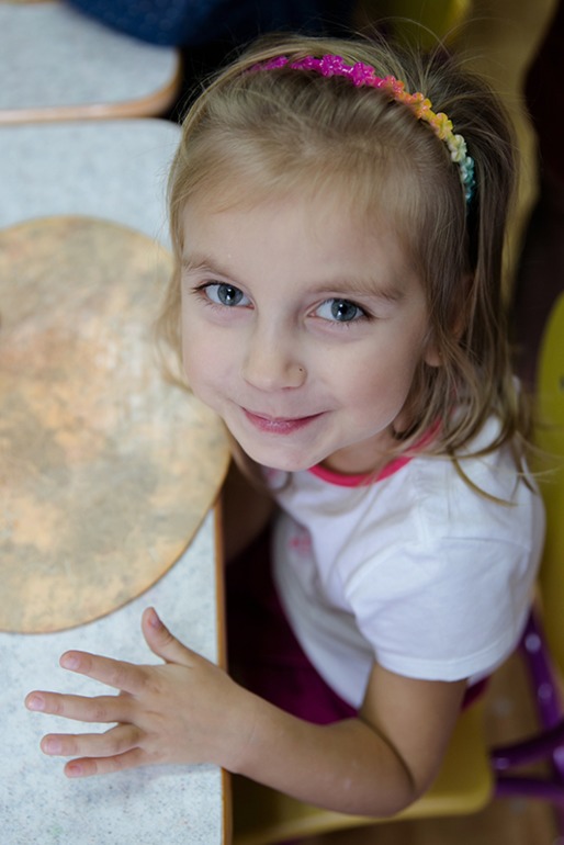 детишки за работой