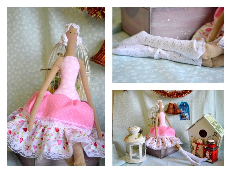 Тильдочка в розовом!