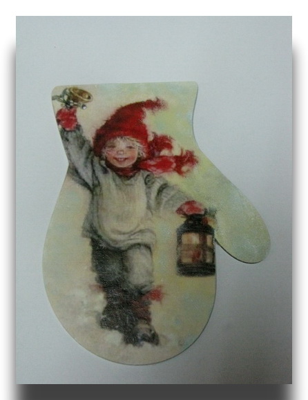 Новогодние подвески. Декупаж.