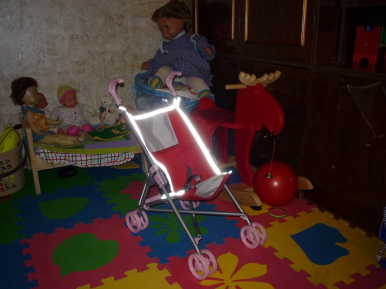 Обновленная кукольная коляска.1