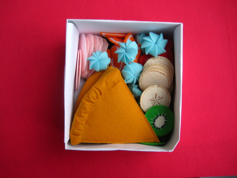 Фетровый тортик