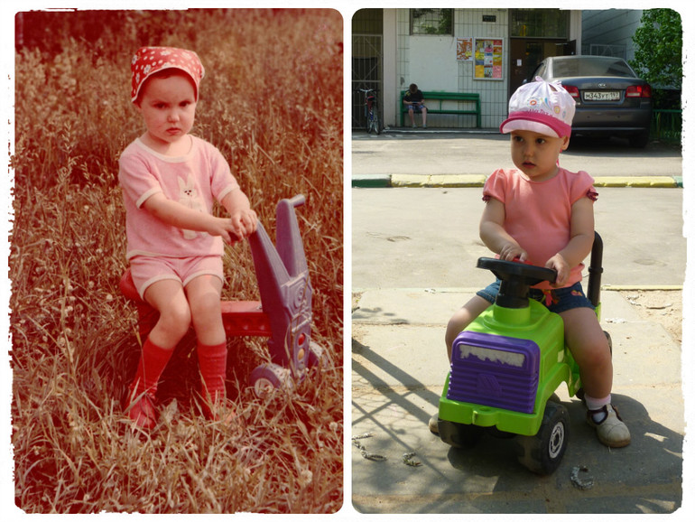 Яблочко от яблони…