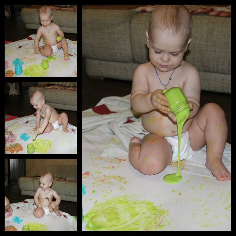 Первый опыт художника)))