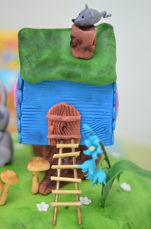 Тортик по мотивам сказки "Теремок"