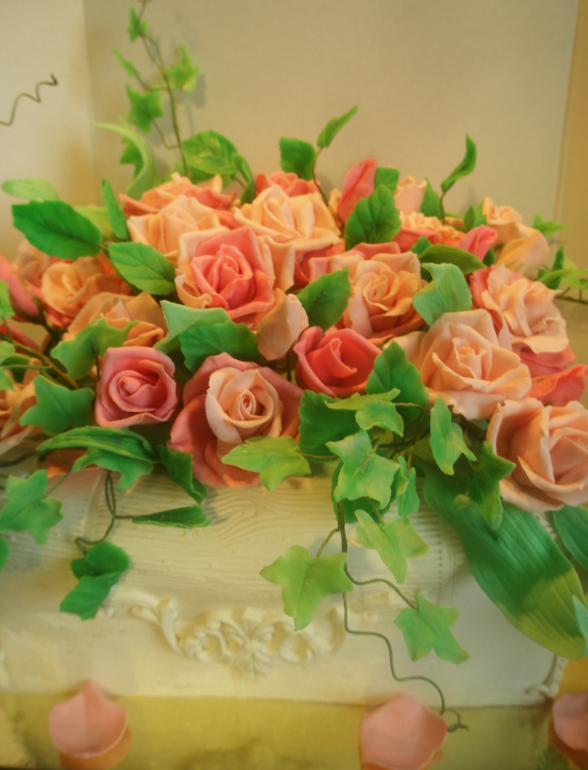 Чайная пара и розарий