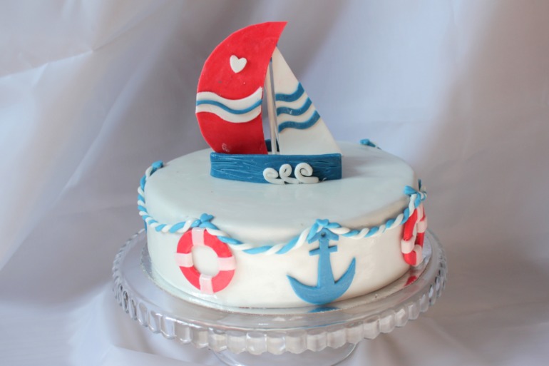 Морской тортик для морского девичника!