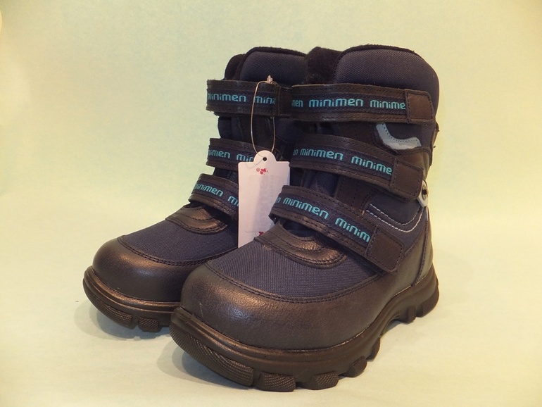Новая обувь Minimen для мальчиков. Сапожки на натуральном меху. Обновила 25.09.
