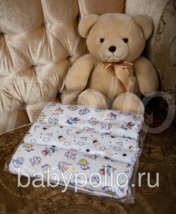 Пеленки трикотажные. В упаковке 3 штуки.