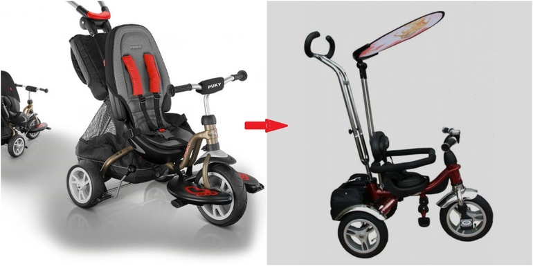 Из PUKY City Cat в Lexus Trike Original Grand