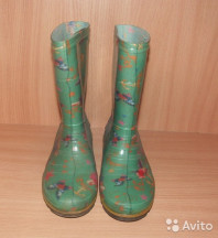 Резиновые сапоги+сланцы 34р (22,5см по стельке)
