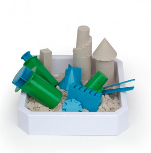 Кинетический песок Kinetic Sand с формочками