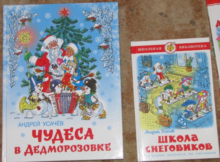 Зимние книги в нашем доме