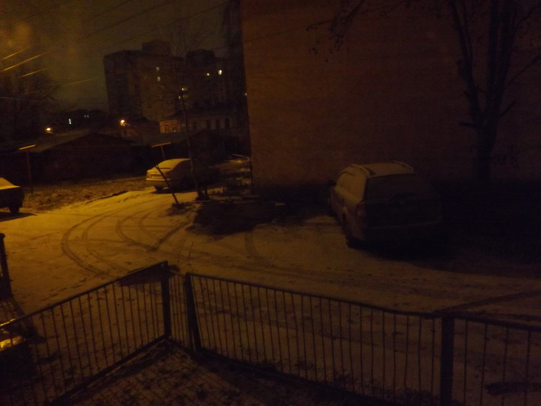 Первый снег!