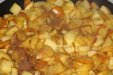 Слойка с яблоками