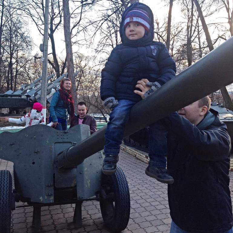 В Музее современной военной техники