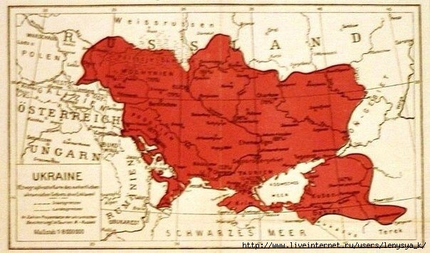 К вопросу чей Крым! Карта Украины 1918 года.