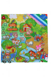 Развивающий коврик ручной работы