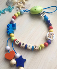 Именной держатель для соски