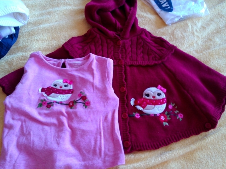 Весна на носу))Комплект на 18-24 из коллекции Cozy Owl Gymboree 1100р)