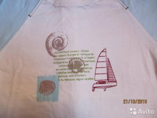 Футболка новая Pomme Framboise (Франция)