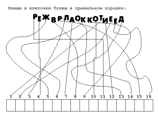 Задание про стол для квеста