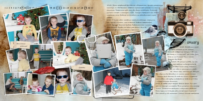 Начало моего проекта 365-2014. Январь.