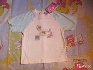 Футболка новая Pomme Framboise (Франция)