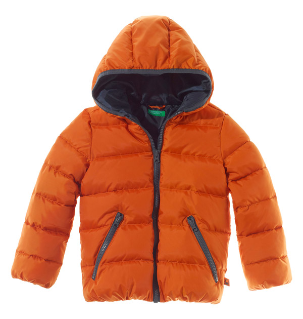 Пуховик новый benetton детский 74 рост, очень теплый