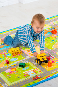 Корейский детский двухсторонний коврик Parklon!