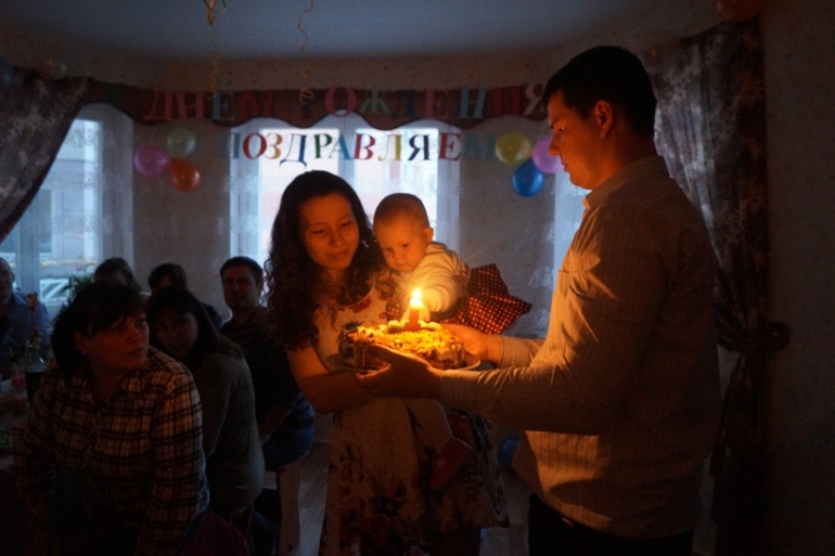 Первый День Рождения Полинки=)