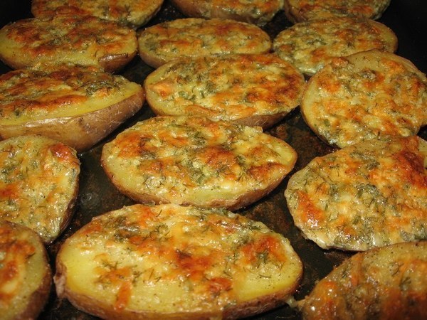 Чесночный картофель